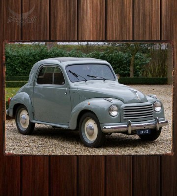 Металлическая табличка Fiat 500 C Topolino